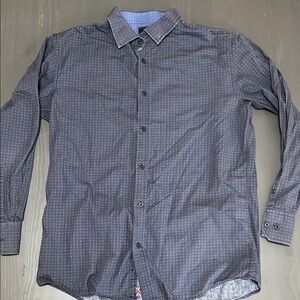 English Laundry Blue Casual Button Down Shirt